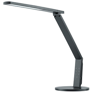 Vario led lámpa, talp, lámpafej 465x44 mm, magasság 540 mm, 1 led, 11 w, szabályozható fényerővel, usb port, antracit