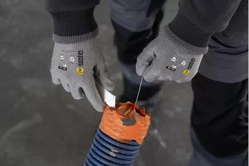 EUROCUT P313 SZÜRKE HPPE VÁGÁSBIZTOS VÉDŐKESZTYŰ_11