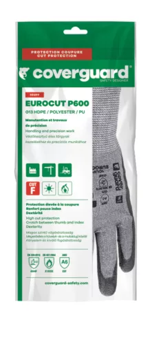 EUROCUT P600 FEKETE PU MÁRTOTT VÁGÁSBIZTOS VÉDŐKESZTYŰ_7