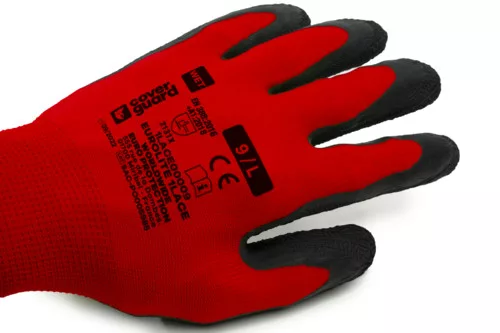 EUROLITE 1LACE PIROS KESZTYŰ TENYERÉN FEKETE LATEX_07