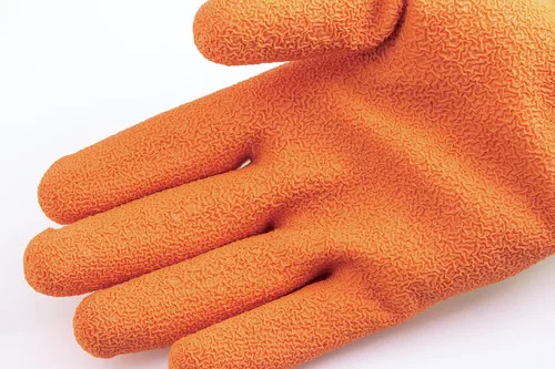 EUROSTRONG SÁRGA SZERELŐKESZTYŰ, TENYERÉN LATEX MÁRTÁS_9