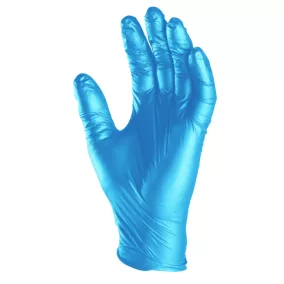 NITRIL LIGHT KÉK VIZSGÁLÓ KESZTYŰ, PÚDERMENTES_8