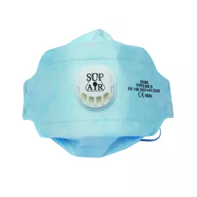 FFP2 NR D HÁROMPANELES, SZELEPES PORMASZK