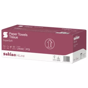   Satino Wepa Prestige Z hajtogatott kéztörlő 2 rétegű, fehér, 20,6x24cm, 25x150 lap/karton