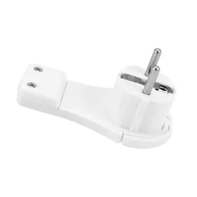 Commel földelt lapos dugvilla16 A 250 V~, fehér