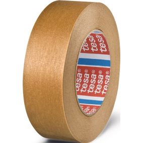   Lakkmaszkoló szalag tesakrepp® 4341 enyhén kreppelt világosbarna H.50m Sz.38mm tekercs TESA