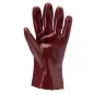   MÁRTOTT PVC KESZTYŰ, BORDÓ, SAV/LÚG/OLAJÁLLÓ, 27CM-ES_9