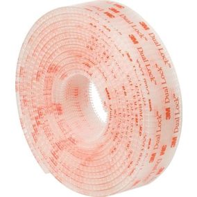   Tépőzáras rögzítő Dual Lock SJ356B átlátszó, hossza 2,5 m, szélesség 25 mm, vastagság 3 mm