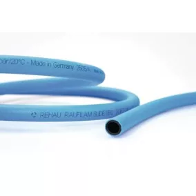   PVC ipari tömlő Raufilam Slidetec soft belső átmérő 9 mm külső átmérő 14,6 mm hossz 50 m kék tekercsben.
