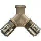 Elosztó menet G 3/8 hüvelyk/15,39 mm DN 7,2, belső menet, 2 csatlakozó EWO