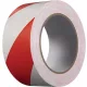 Figyelmeztető szalag Extra 339 PVC piros/fehér hossz:33m Sz.50mm tekercs KIP