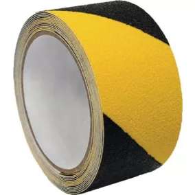   Csúszásgátló ragasztószalag F5750 fekete/sárga hosszúság 18 m, szélesség 50 mm IKS