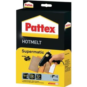   Forró ragasztópisztoly Supermatic ragasztóteljesítmény 4,5 g/perc 7-10 perc 11 mm PATTEX