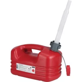   Üzemanyagtartály tartalom 5l piros HDPE L331xW185xH237mm PRESSOL