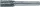 Turbómaró ZYA átmérő:3mm fej-L.14mm tengely átmérő:3mm HM blank horganyzott KVZ 4 RUKO