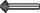 Süllyeszték DIN 335C 90 fok D.8.3mm HSS túl hosszú Z.3 PROMAT/TECWERK