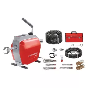   Csőtisztító gép R 600 Set 230/50 V/Hz 467 min-¹ 690 W 20-150 mm csőátmérőhöz