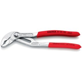   Vízpumpa fogó Cobra® L.180mm befogási szélesség 36mm krómozott réz KNIPEX