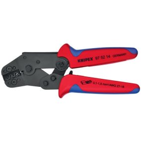   Krimpelő fogó rövid kivitel L.195mm 0.1-1.5 (AWG 27-16) mm² KNIPEX