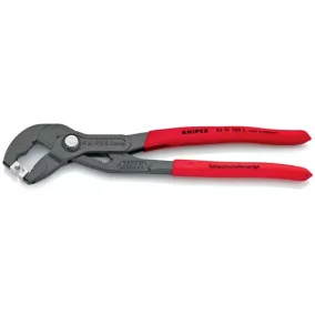   Tömlőbilincs fogó teljes hossz 250mm fej szürke atram.Ku.-bevonat KNIPEX