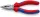 Tű-orr kombinált fogó L.185mm, többkomponensű markolat, fekete, atram.KNIPEX