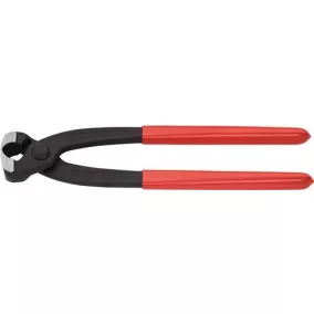   Fülbilincs fogó teljes hossza 220mm fej fekete atram KNIPEX