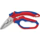 Villanyszerelő/kézműves olló L.160mm többkomponensű hüvelyek KNIPEX