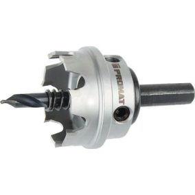   Lyukfűrész átmérő:16 mm vágási mélység 4 mm HM-fúróval és rugóval PROMAT/TECWERK