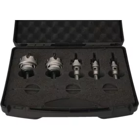   Lyukfűrész készlet 8 részes 16-40mm vágási mélység 4mm HM hegyű PROMAT/TECWERK