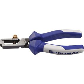   Csupaszító fogó L.160mm, többkomponensű tok nyitószerkezettel PROMAT/TECWERK