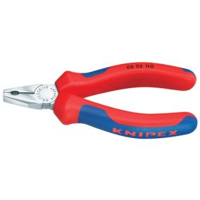   Mini kombinált fogó, hossza 110 mm, horganyzott, többfunkciós tokban, KNIPEX