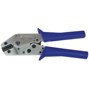   Huzalvég érvéghüvely krimpelő fogó teljes hossz 205mm 0,5-6 (AWG 24-10)mm² réz köpeny PROMAT/TECWERK