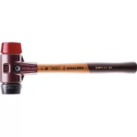   Puha felületű kalapács SIMPLEX L.300mm fej Ø 30mm közepes/kemény HO gumi fekete/műanyag piros