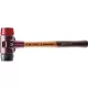 Puha felületű kalapács SIMPLEX L.490mm fej D.80mm közepes magasságú HO gumi fekete HALDER