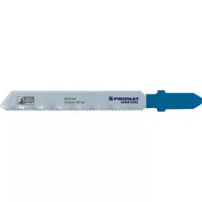   Szúrófűrészlap teljes hossza 76,5 mm fogosztás 1,2 mm HSS 5 db/kártya PROMAT/TECWERK