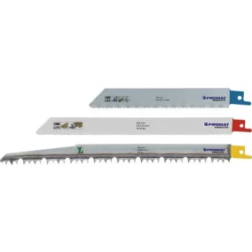   Szablyafűrészlap készlet univerzális 3 részes PROMAT/TECWERK