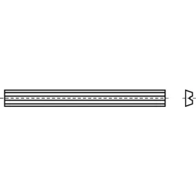   Megfordítható penge HW-WP L.80.5mm W.5.9mm D.1.2mm HW-B20 elektromos kézi gyaluhoz