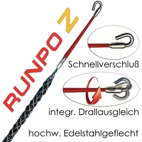 Kábelhúzó markolat RUNPO Z kábelátmérő 6-9mm RUNPOTEC