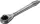 Racsnis kulcs Zyklop Metal push 1/4 hüvelyk 38 ZL141mm