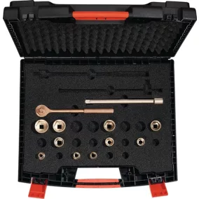   12 részes aljzatkészlet, 10/12/13/17/19/22/24/27/30/32 mm méretben