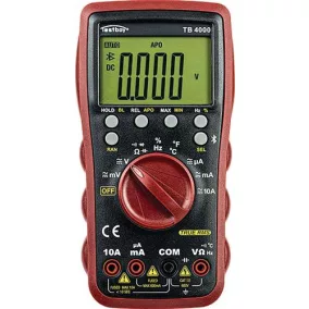 Multiméter TB 4000 0-600 V AC, 0-600 V DC TRUE RMS TESTBOY
