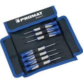   Precíziós csavarhúzó készlet 7 részes hornyolt/PH PROMAT/TECWERK