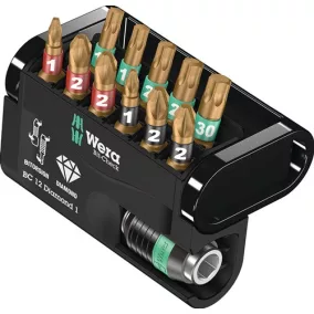   Bit-Check Diamond 1 12 darabos bit választék PH/PZD/TX WERA