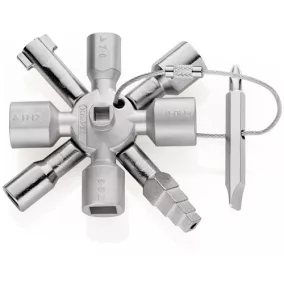   TwinKey® 6 kapcsolószekrény kulcs KNIPEX mágneses csatlakozással