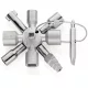 TwinKey® 6 kapcsolószekrény kulcs KNIPEX mágneses csatlakozással