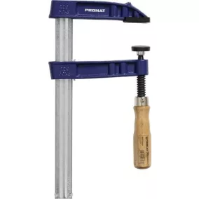   Öntöttvas csavaros szorító, szorítószélesség 150 mm, A.80 mm, fa mérete 25x6 mm PROMAT/TECWERK