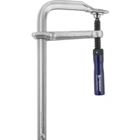   Acélból készült csavaros szorító, szorítószélesség 120 mm, A.60 mm, fa nyéllel, PROMAT/TECWERK