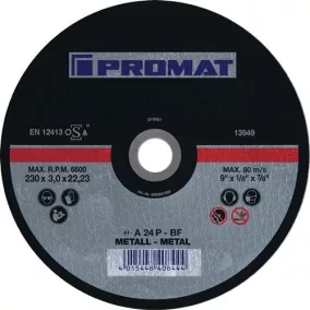   Vágótárcsa D115x1mm fogazott STA furat 22,23mm PROMAT/TECWERK