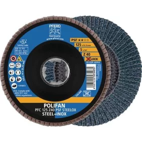   Fogazott alátét X-LOCK PSF Z STEELOX D.125mm K.40 kúpos INOX ZK Z PFERD