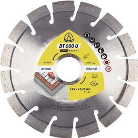   Gyémánt vágótárcsa DT 600 U Supra D.125mm Furat 22.23mm Szegmens H.9mm Szegmens S.2.4mm